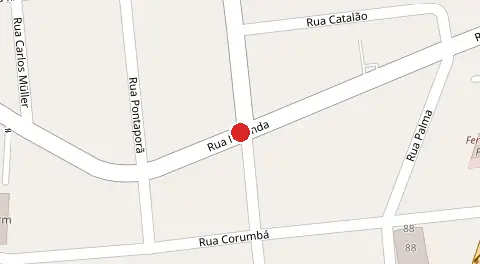 Mapa da localização
