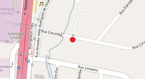 Mapa da localização