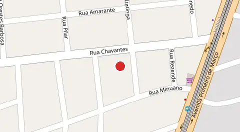 Mapa da localização