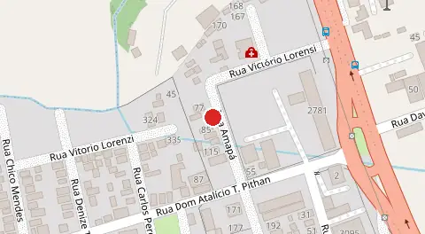 Mapa da localização