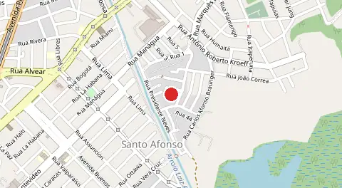 Mapa de Santo Afonso