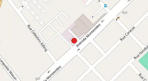Mapa da localização