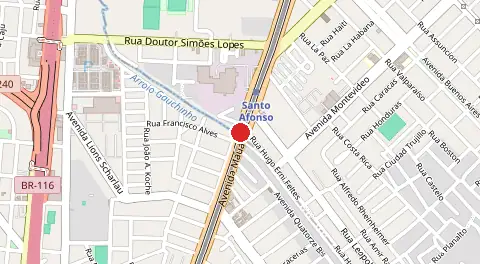 Mapa de Santos Dumont
