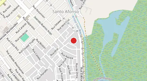 Mapa de Santo Afonso Palmeiras