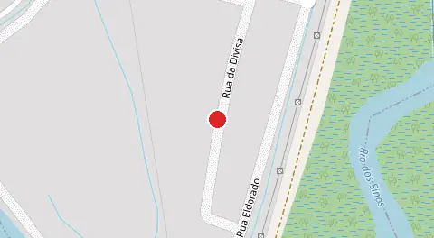 Mapa da localização