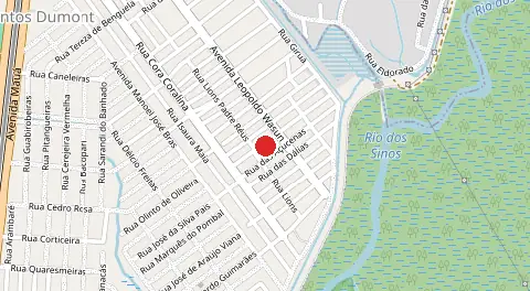 Mapa de Santos Dumont