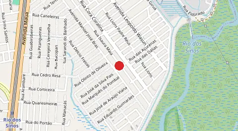 Mapa de Bairro Santos Dumont
