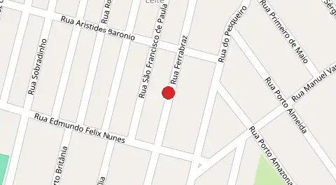 Mapa da localização