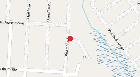 Mapa da localização