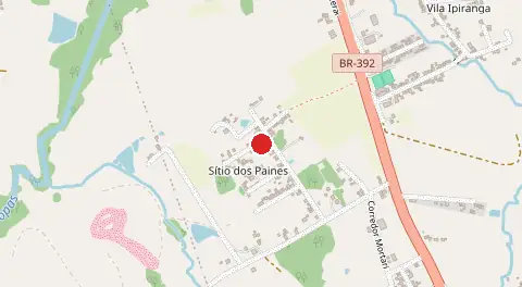 Mapa de Sítio dos Paines