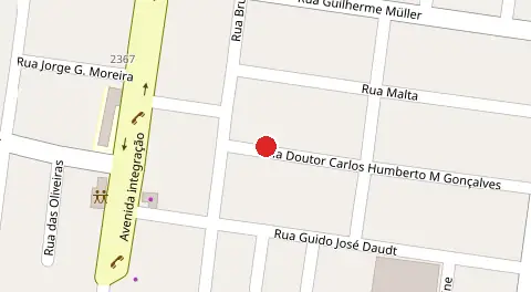 Mapa da localização