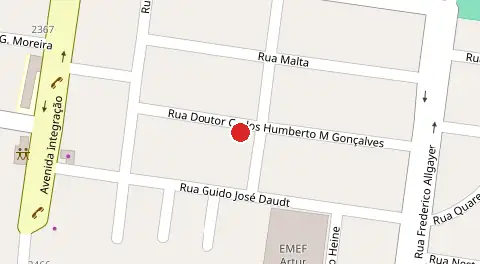 Mapa da localização