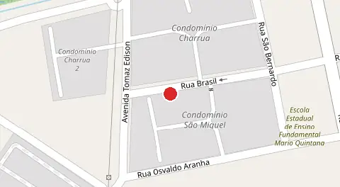 Mapa da localização