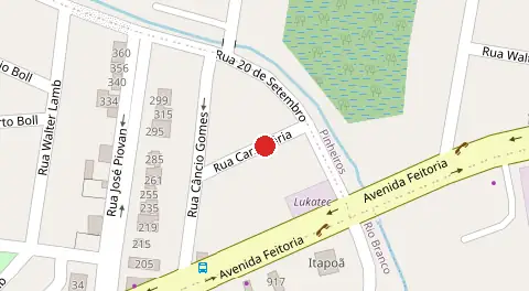 Mapa da localização