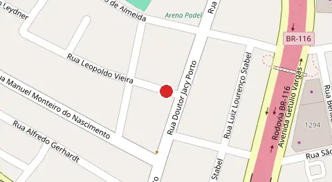 Mapa da localização