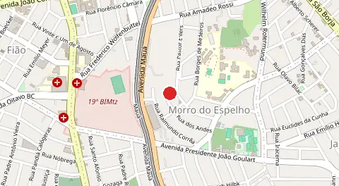 Mapa de Morro do Espelho