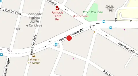 Mapa da localização