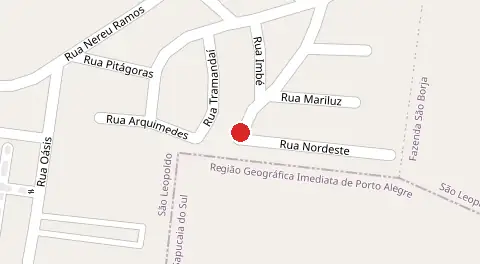 Mapa da localização