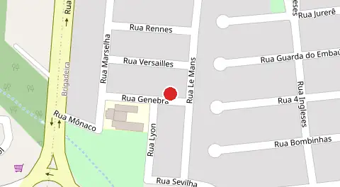 Mapa da localização