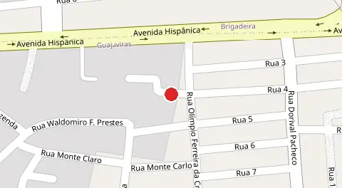 Mapa da localização