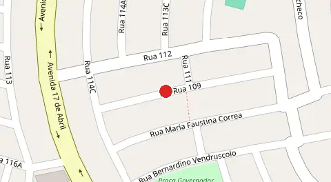 Mapa da localização