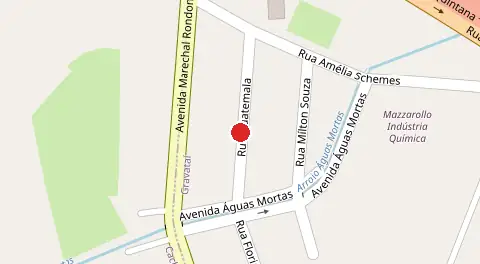 Mapa da localização