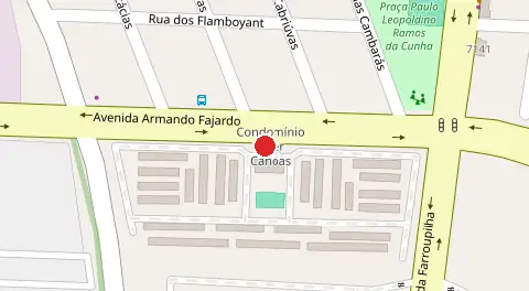 Mapa da localização