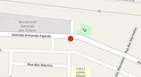 Mapa da localização