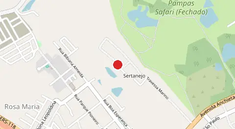 Mapa de Sertanejo