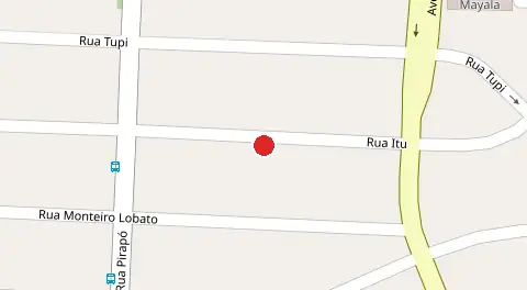 Mapa da localização