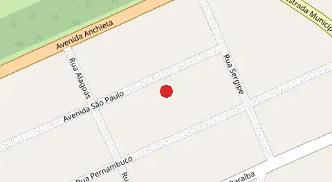 Mapa da localização