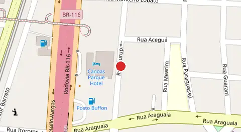 Mapa da localização