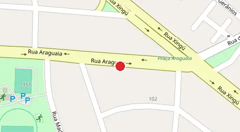 Mapa da localização