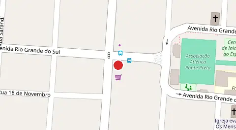 Mapa da localização