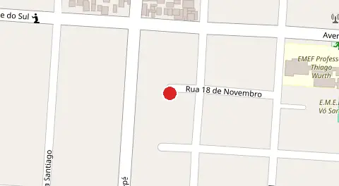 Mapa da localização