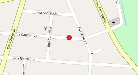 Mapa da localização