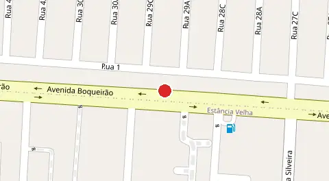 Mapa da localização