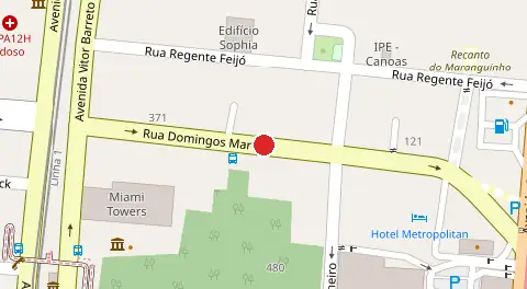 Mapa da localização