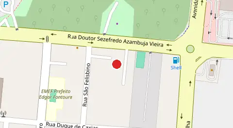 Mapa da localização