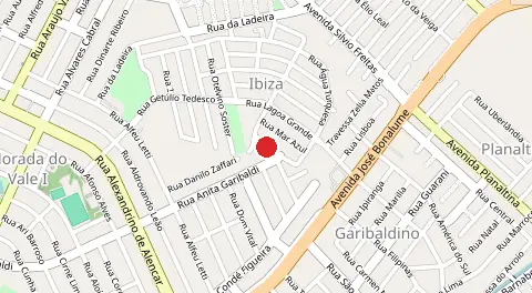 Mapa de Residencial Ibiza