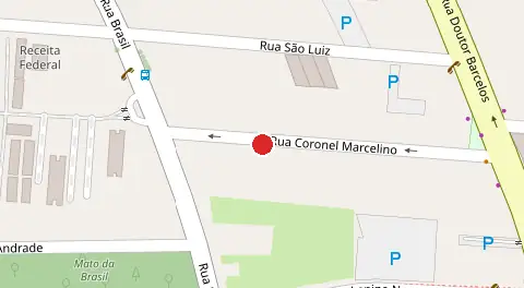 Mapa da localização