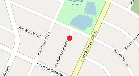 Mapa da localização