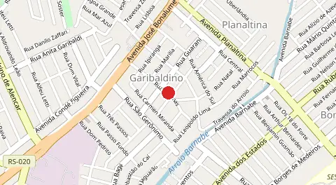 Mapa de Garibaldino