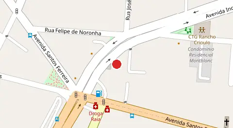 Mapa da localização