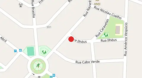 Mapa da localização