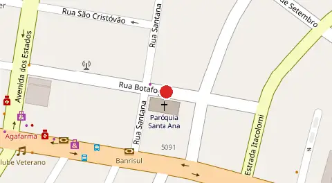 Mapa da localização