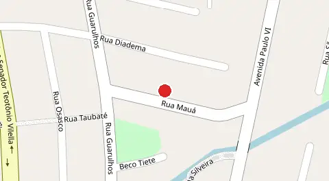 Mapa da localização