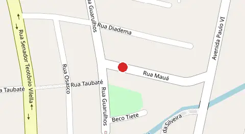 Mapa da localização