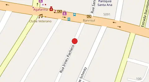 Mapa da localização