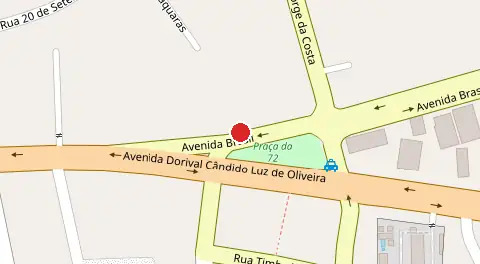 Mapa da localização